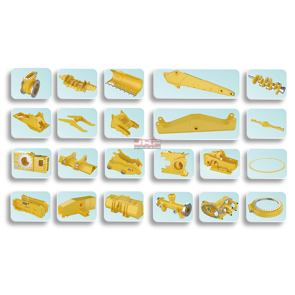 Integral Horizontal Machining Center HW-550-500A 4 Axis Metal Milling Machine High Rigidity Structure for Mold Steel Aluminum Parts