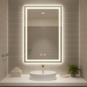 Certified Smart LED Bathroom Mirrors for Australia & Canada, Custom Eco-Friendly Easy Clean Mirrors for Hotel, Hospital & School (5)