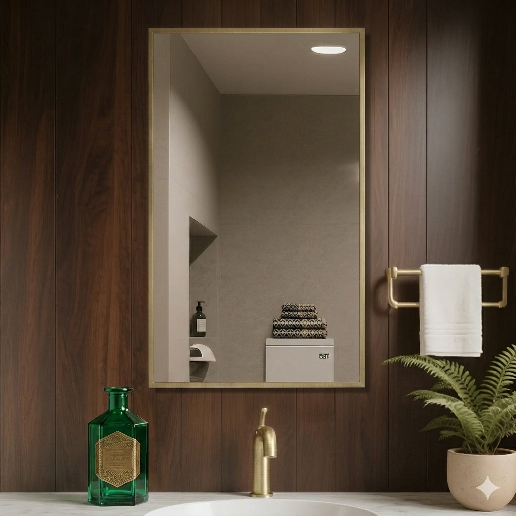 Professional Wholesale Custom Portable Bathroom Mirror Modern Design, Lightweight Easy-Carry for Hotel & Salon Use