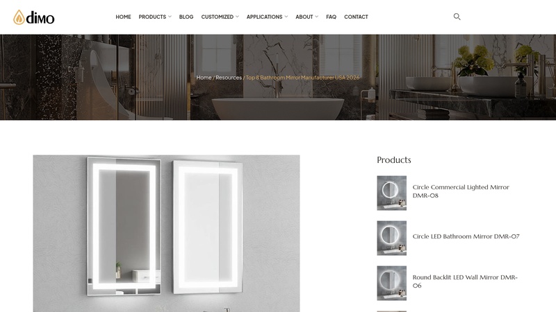 Bathroom Mirror Manufacturer USA 2026