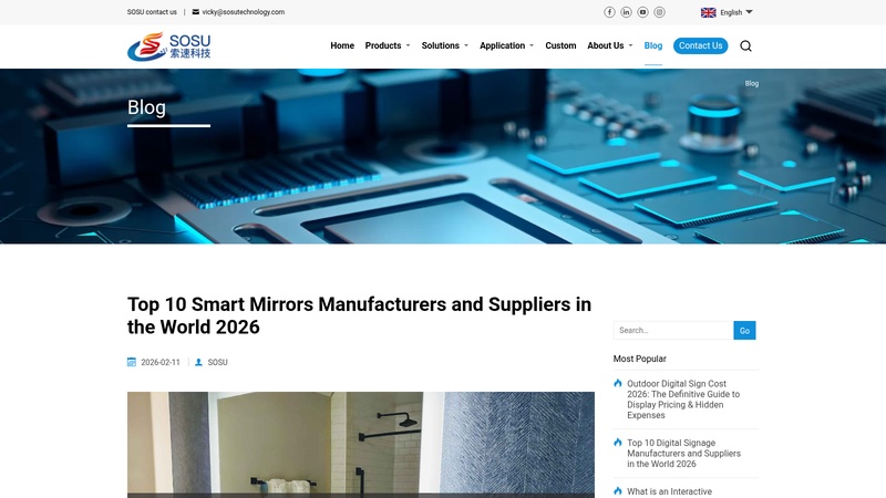 Smart Mirrors Manufacturers in the World 2026