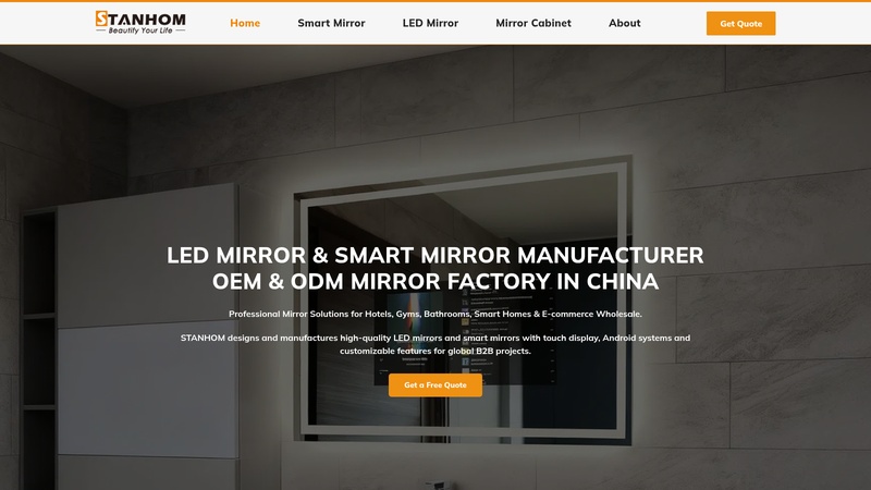 STANHOM Smart Mirror & LED Mirror Manufacturer