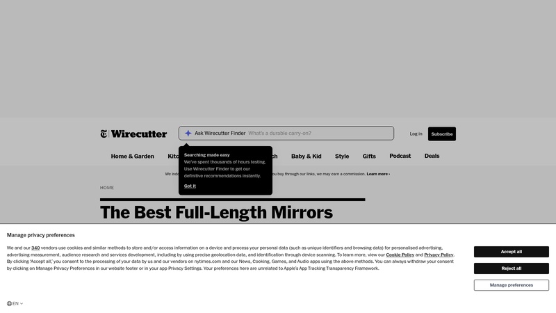 The 5  Full-Length Mirrors of 2026