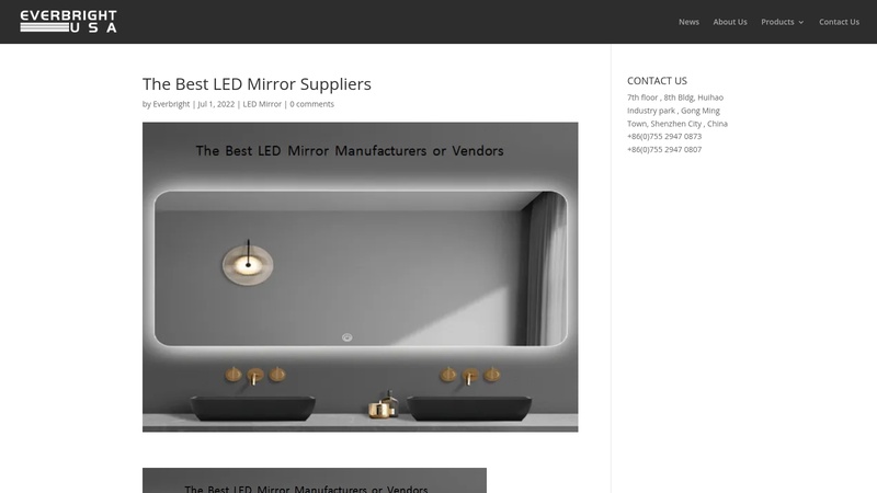 The  LED Mirror Suppliers